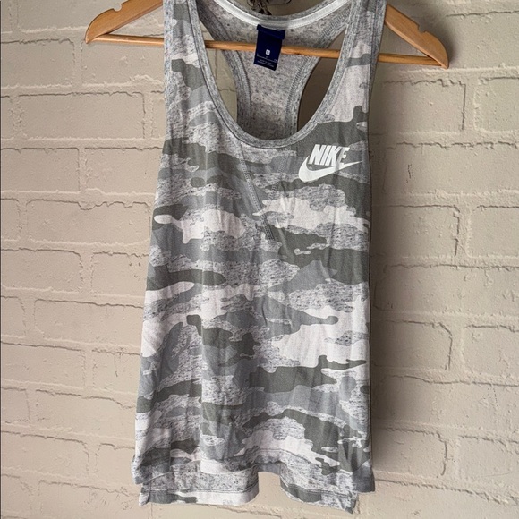 Nike tank top camouflage camo small cotton poly blend - Picture 1 of 3